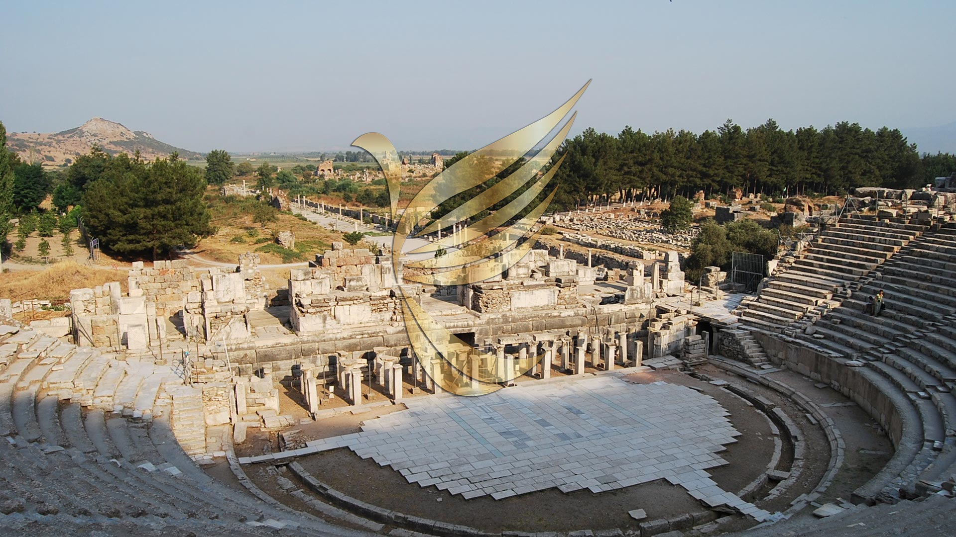 Ephesus Commercial Agora and Ancient Theater - Ancient City of Ephesus